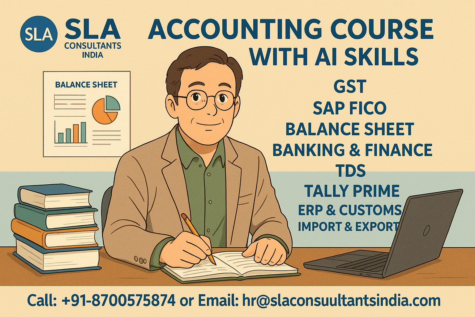 Certification Course In Bat And Accounting, Update With Ai Skills For 2026, By Sla Consultants India,